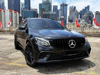 Решітка радіатора GT Panamericana Black для Mercedes GLC X253 2015-2019