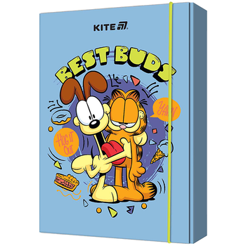 Папка для зошитів на гумці Kite Garfield картон B5 (GF25-210)