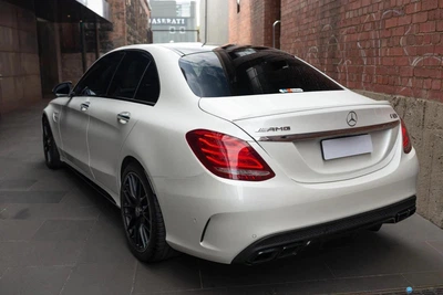 Задній бампер з дифузором AMG C63-design для Mercedes C-class W205 2014-2021