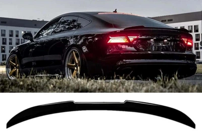 Спойлер для Audi A7 2010-2018 Седан, черный глянец