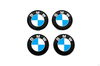 4 Колпачка на диски BMW (68/64,5 мм, OEM, Вариант 2)