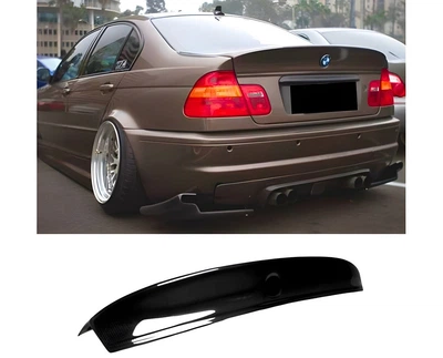 Спойлер CSL-Style для BMW 3 E46 1998-2006 Седан, черный глянец V1