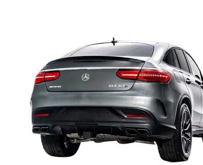 Спойлер для Mercedes GLE C292 Coupe 2015-2019, чорний глянець, дизайн GLE43