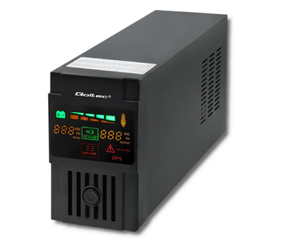 Лінійно-інтерактивне ДБЖ Qoltec Uninterruptible power supply MONOLITH 800VA 480W LCD USB (53952 )