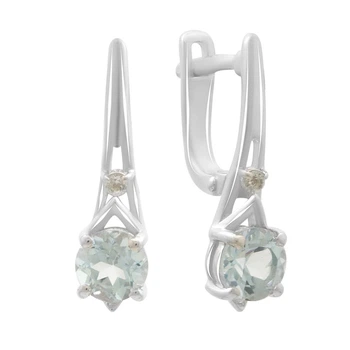 Серебряное кольцо с натуральным топазом 1.125ct, вес изделия 2,14 гр (2179450)