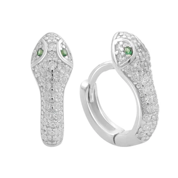 Серебряные серьги с фианитами (2177548)
