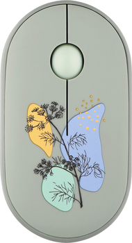 Миша бездротова 2E MF300 Flora Dill Silent WL BT малюнок (2E-MF300WFLORAGN) 304020