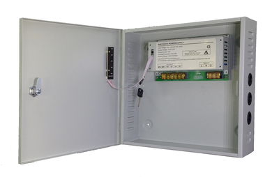 Блок живлення RCI PSU101 (10A, 12VDC, 2 вихіда, в металевому корпусі 285*285*90 мм)