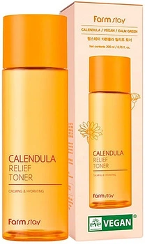 Тонер для лица с календулой - Farmstay Calendula Relief Toner 200ml (200ml) (1236162-1309114313-2)