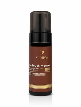Мусс-автозагара Soika TanTouch Mousse для лица и тела в темном оттенке DARK 150 мл
