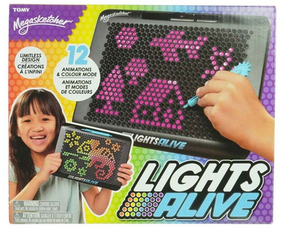 Дитяча мозаїчна дошка Tomy Megasketcher Lights Alive 93-73672 (5011666736726)