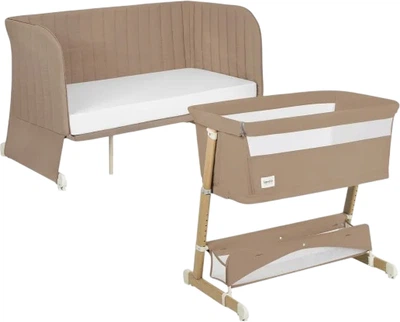 Ліжечко дитяче 5в1 Lionelo Thomi Plus Beige Carmel (LO-THOMI PLUS BEIGE CARMEL)