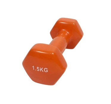 Гантель для фитнеса 1.5кг (1шт) Generation Fitness (оранжевый)
