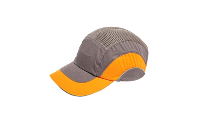 Каскетка захисна Sizam В-CAP (One Size, сіро-помаранчева, Cat II) з вентиляцією (25571)