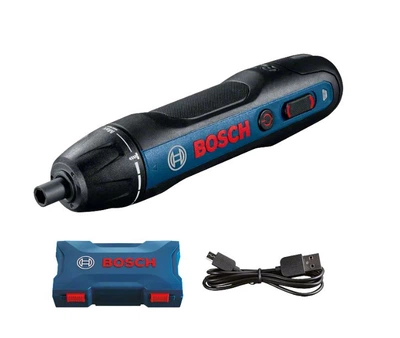 Аккумуляторная отвертка Bosch GO 2 Professional (3.6В, 5 Нм, 1.5 Ач) с регулировкой крутящего момента + кейс (25626)