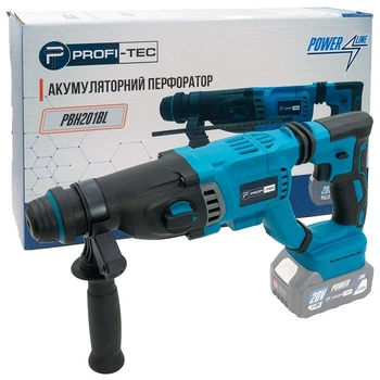 Акумуляторний перфоратор PROFI-TEC 20V PBH201BL (без акумуляторів та зарядного, в коробці) (005964)
