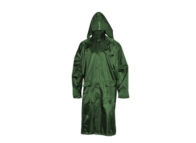 Плащ от дождя Sizam CHESTER (3XL, зеленый) влагостойкий дождевик многоразовый с PVC покрытием (25559)
