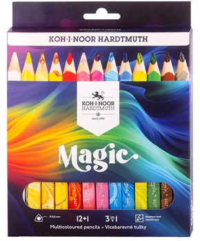 Kredki Koh-i-Noor Magic Trio 12+1 kolorów (8593539367895)