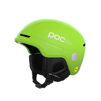 Дитячий лижний шолом POC Pocito Obex MIPS, флуоресцентний жовтий / зелений, XS / S (ПК 104748234xS1)