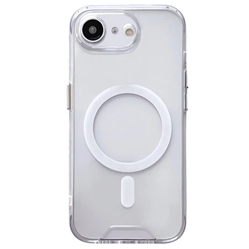 Чохол Epik TPU Space Case Apex with Magnetic Fit на Apple iPhone 16e / 17e (6.1") Прозорий