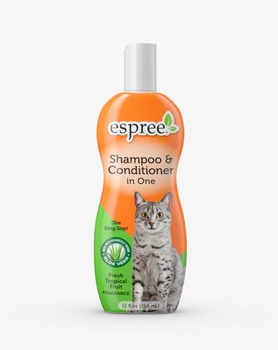 Шампунь и кондиционер Espree Shampoo'N Conditioner In One for Cats в одном флаконе, 354 мл
