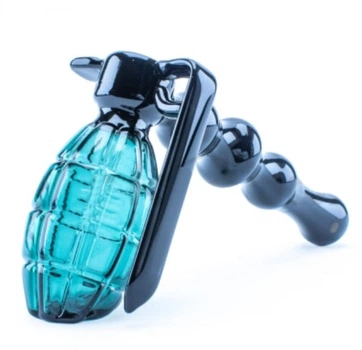Стеклянный Баблер Grenade Black Hammer