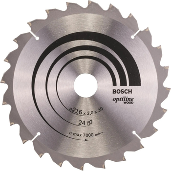 Tarcza pilarska Bosch Pro Wood cordless 216 mm 24Z (2608640431)
