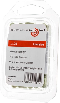 Патчи для чистки VFG Intensive кал. 22LR / 223Rem 80 шт (331999)