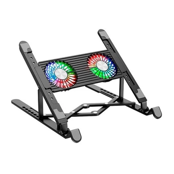 Підставка для ноутбука HOCO Brilliant heat dissipation folding notebook stand DH17 black