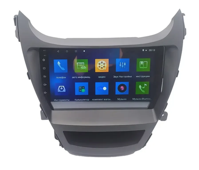 Штатна автомагнітола з навігацією Gps для автомобілів Hyundai Elantra 2014 2015 9 дюймів Android 10.1 4 ГБ 32 ГБ