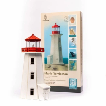 Деревянный конструктор Lighthouse Маяк Пеггис Ков (Канада), 56 деталей