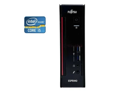 Неттоп Б-класс Fujitsu Esprimo Q556 USFF / Intel Core i5-7400T (4 ядра по 2.4 - 3.0 GHz) / 16 GB DDR4 / 2000 GB SSD / Intel HD Graphics 530 б/у