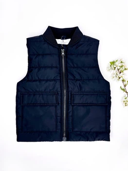 Демісезонний жилет H&M 104 см чорний артикул Л907