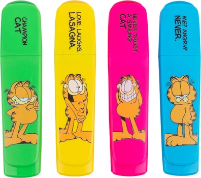Набор маркеров Highlighter Kite Garfield из 4-х цветов (GF25-444)