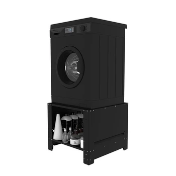 Полка Стеллаж Стойка напольна для стиральной машины MounTech WP-2 до 70кг черный