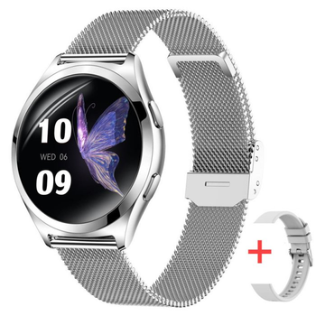 Женские часы Uwatch Smart Love Pro Silver Steel, 2 ремешка