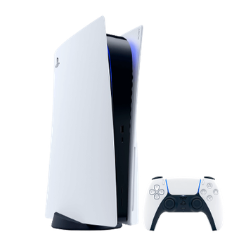 Набор Консоль Sony PlayStation 5 Blu-ray 825GB White Б/У + Геймпад Беспроводной DualSense + Подставка Black