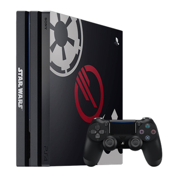 Набор Консоль Sony PlayStation 4 Pro CUH-70-71xx Star Wars Battlefront II Limited Edition 1TB Black Б/У + Геймпад Беспроводной DualShock 4 Version 2