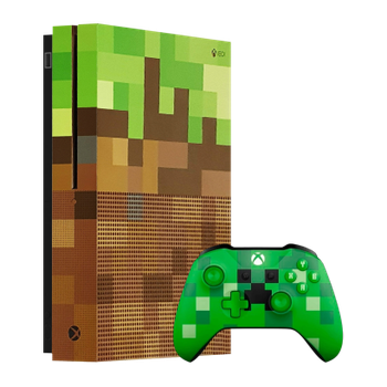 Набор Консоль Microsoft Xbox One S Minecraft Limited Edition 500GB Green Б/У + Геймпад Беспроводной Version 2