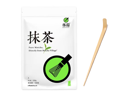 Зелений чай Матча (Маття) TM Smoul Matcha Village 100 г (Клас A) з ложкою Чаcаку в подарунок