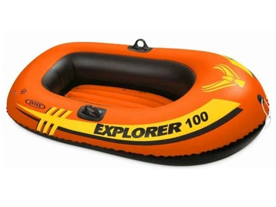 Човен INTEX EXPLORER 147х84х36см помаранчевий 6+ одномісний до 55кг арт.58329