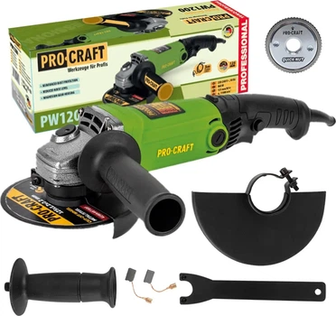 Углошлифовальная машина ProCraft PW1200 125 мм (001200Procraft)