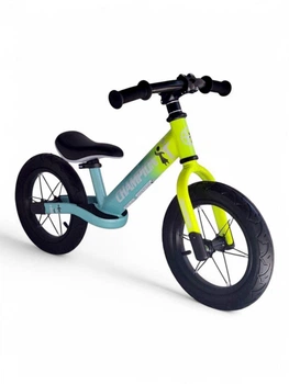 Детский беговел двухколесный SP-Sport Champion NN12 Light Blue-Neon Green