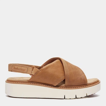 Женские сандалии кожаные Timberland TB0A415JEN2 36 (5.5US) 22.5 см Бежевые (197643628200)