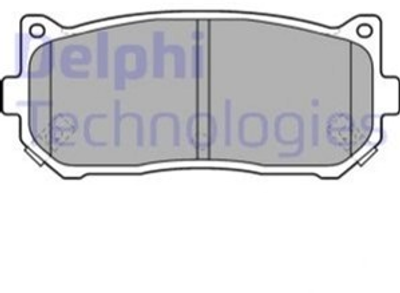 Дискові гальмівні колодки Delphi (LP1528)