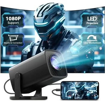 Портативный домашний мини HD проектор Q100 Черный