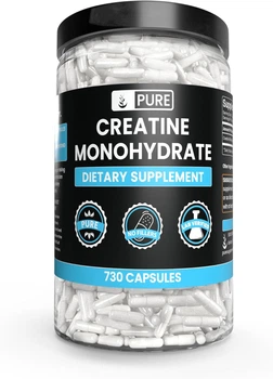 Добавка премиум-класса чистый креатин моногидрат Pure Original Ingredients Creatine Monohydrate 730 капсул