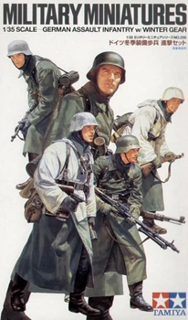 Збірна модель 1/35 Фігури Німецька штурмова піхота у зимовому спорядженні (5 фігур) Tamiya 35256