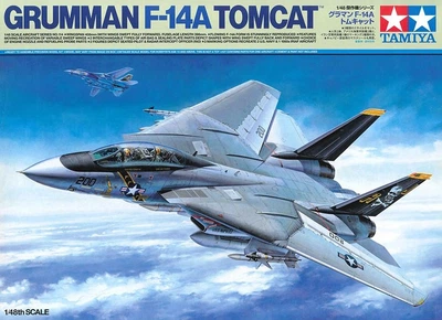 Збірна модель 1/48 Літак Grumman F-14A Tomcat Tamiya 61114