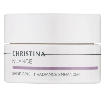 Оновлювальний нічний крем для обличчя Christina Nuance Shine Bright Radiance Enhancer Інтенсивне сяяння 50 мл (7290100368589)